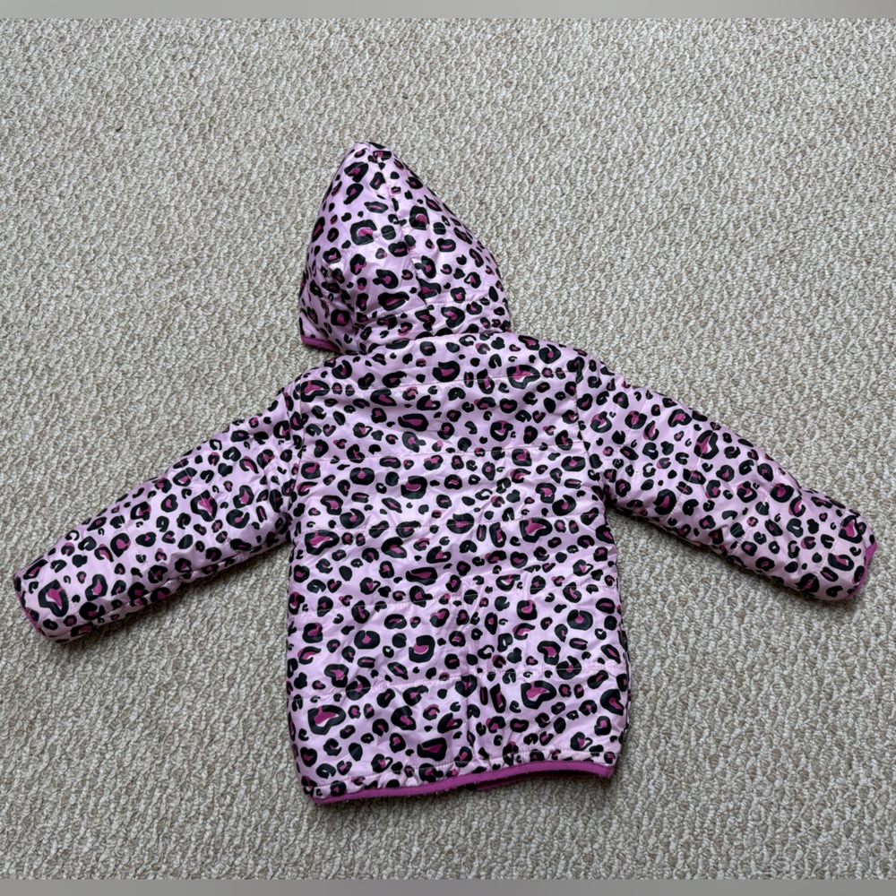 Epic Threads Pink Leopard Puffer Jacket - Picture 3 of 4